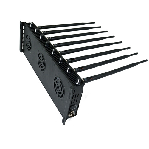 2023 Latest Mobile phone Signal Jammer 8 Antennas Adjustable 3G 4G Phone signal Blocker with 2.4G GPS 