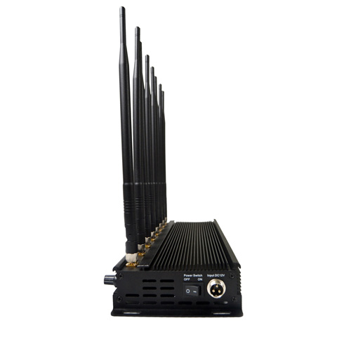 2023 Latest Mobile phone Signal Jammer 8 Antennas Adjustable 3G 4G Phone signal Blocker with 2.4G GPS 