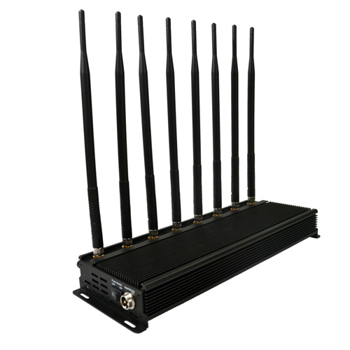 2023 Latest Mobile phone Signal Jammer 8 Antennas Adjustable 3G 4G Phone signal Blocker with 2.4G GPS 