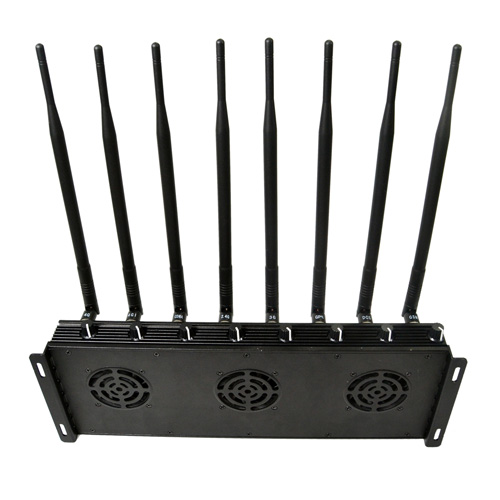 2023 Latest Mobile phone Signal Jammer 8 Antennas Adjustable 3G 4G Phone signal Blocker with 2.4G GPS 