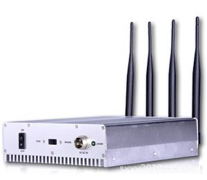 4 Antennas Powerful GSM GPS 3G Mobile Phone Jammer