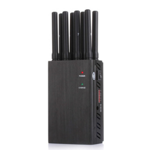 8 Antenna High power portable jammer GPS WiFi 3G 4G UHF VHF LoJack Jammer