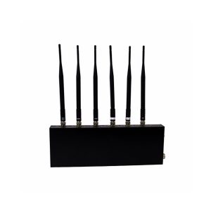 6 Antennas Bluetooth Desktop Cell Phone Signal Jammer
