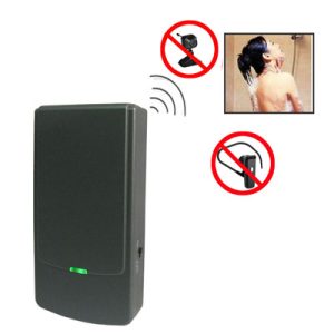 Portable Wireless Spy Camera Bluetooth Signal Jammer Coverage 1-10 m