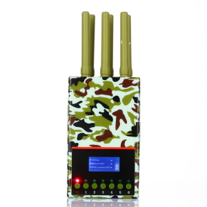 Army quality portable mobile phone signal jammer