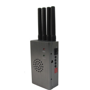 Wireless Portable GPS car and Cell Phone Jammer with Carry Case