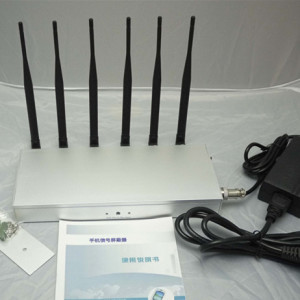 6 Antenna high power 3G DCS PCS cell phone Jammer 8341CA-4