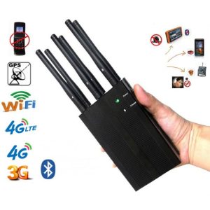 6 Bands High Power Jammer WiFi GSM GPS 3G 4G DCS/PCS Cell Phone Portable Signal Jammers