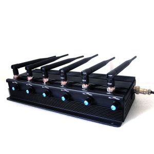  Powerful 6 Antenna Adjustable Cell Phone Signal Jammer with WiFi 3G 4G Product Description  To bloc