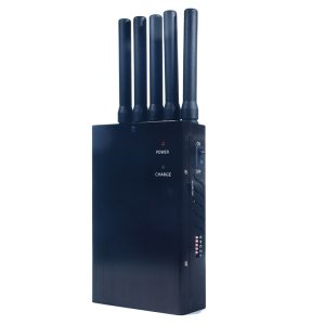Portable 3G4G All Frequency Cell Phone Jammer with 5 Antenna