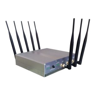 Powerful Desktop 3G 4G Cell phone Bluetooth Jammer with 16W 8 Antennas