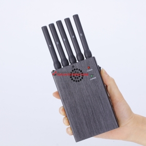 2015 New 4G LTE WIMAX Signal Jammer -Handheld Five Bands- Block 2G 3G 4G Phone Signals -Anti-trackin