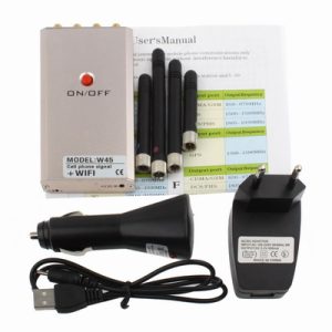 Mini Portable GSM CDMA DCS PHS 3G WiFi Cell Phone Jammer Signal protector With Coverage 5~10m