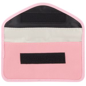 Anti-radiation Cloth Pouch Suitable For Apple iPhone Samsung Sony Nokia HTC LG ASUS VIVO HUAWEI LENOVO Less than 6.3 inch Pink