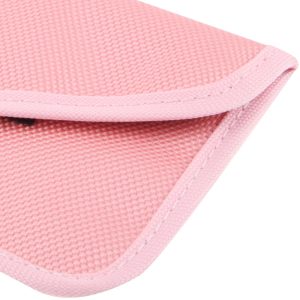 Anti-radiation Cloth Pouch Suitable For Apple iPhone Samsung Sony Nokia HTC LG ASUS VIVO HUAWEI LENOVO Less than 6.3 inch Pink