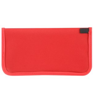 Anti-radiation Cloth Pouch Suitable For Apple iPhone Samsung Sony Nokia HTC LG ASUS VIVO HUAWEI LENOVO Less than 6.3 inch Red