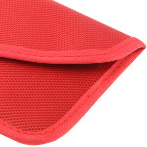 Anti-radiation Cloth Pouch Suitable For Apple iPhone Samsung Sony Nokia HTC LG ASUS VIVO HUAWEI LENOVO Less than 6.3 inch Red