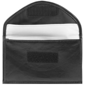 Anti-radiation Cloth Pouch Suitable For Apple iPhone Samsung Sony Nokia HTC LG ASUS VIVO HUAWEI LENOVO Less than 6.3 inch Black