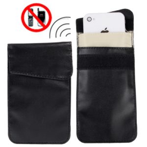Cell Phone Signal Shielding Bag Black