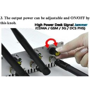 Adjustable Remote control 3G desktop Jamming