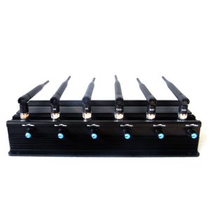 Adjustable 6 Antenna 15W High Power WiFi, GPS, desktop Jammer