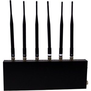 High Power Desktop 6 Antenna Cell Phone WiFi Signal Blocker