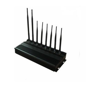 16W Sensitive Desktop WiFi Bluetooth GPS LoJack UHF VHF 3G Phone Signal Jamer
