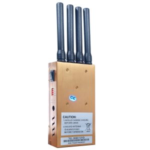2015 new design portable 4 bands CDMA 3G GSM GPS cellphone signal jammer