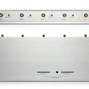 Adjustable 5 Antenna Cell Phones Jammer with Remote Control (3G,GSM,CDMA,DCS)