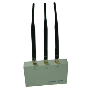 Desktop Cell Phone Jammer with Remote Control (CDMA,GSM,DCS and 3G)