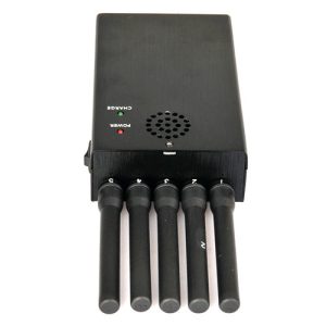 5 Antenna Portable Cell phone WIFi GPS Jammer