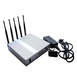 5 Band Cellphone WIFI signal Jammer with Remote Control