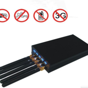 5 Antenna Portable Cell phone WI-Fi GPS L1 Jammer