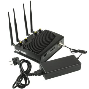 Mobile Phone And Wifi Signal Blocker Wifi GSM 3G Jammer With Coverage 40 m 4 Antennas For Europe Market 130E