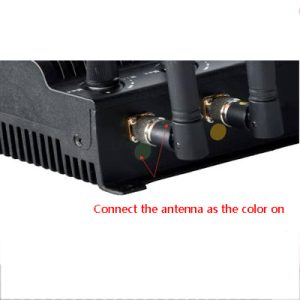 Mobile Phone And Wifi Signal Blocker Wifi GSM 3G Jammer With Coverage 40 m 4 Antennas For Europe Market 130E