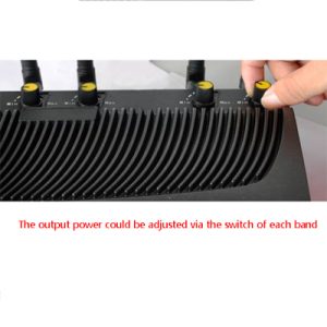 Mobile Phone And Wifi Signal Blocker Wifi GSM 3G Jammer With Coverage 40 m 4 Antennas For Europe Market 130E