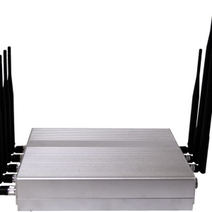 Sensitive 8 Antenna Jammer for Mobile Phone GPS WiFi VHF UHF