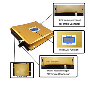 Lintratek 2G Signal Repeater GSM 900Mhz DCS 1800Mhz Dual Band Cell Phone Booster GSM Mobile Signal Amplifier Full Kits