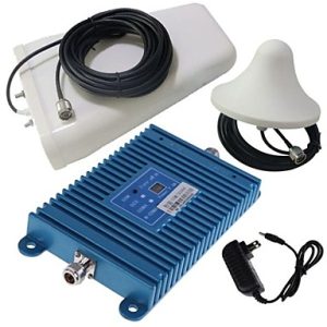 Intelligence LCD Display Dual Band GSM/3G 900/2100MHz Mobile Phone Signal Repeater Booster Amplifier + Antenna Kit