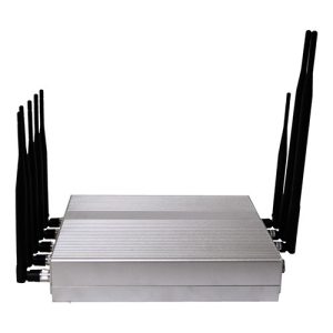 Powerful 8 Antenna Jammer for Mobile Phone GPS WiFi VHF UHF