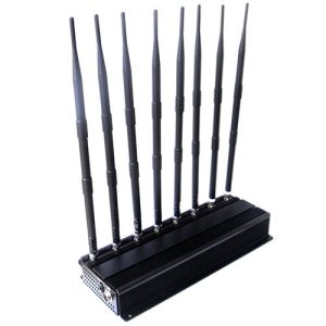 8 bands 4G LTE WIMAX LOJACK jammer VHF UHF jammer
