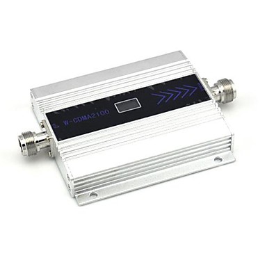 LCD Display Mini W-CDMA 2100MHz Mobile Phone 3G Signal Booster + Antenna with 10m Cable