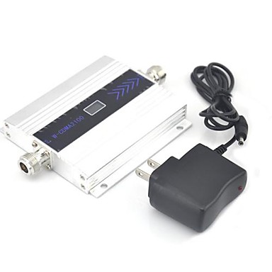 LCD Display Mini W-CDMA 2100MHz Mobile Phone 3G Signal Booster + Antenna with 10m Cable