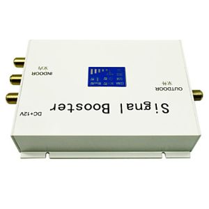 LCD Display GSM 900MHz Mobile Phone Signal Repeater Booster Amplifier with Whip and Yagi Antennas White