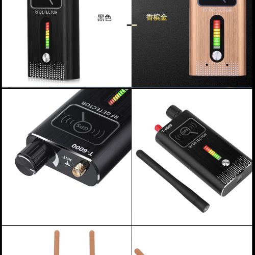 High Sensitivity Portable Wireless Signal Detector for 1.2G 2.4G 5.8Ghz Wireless Cam 2G 3G 4G SIM Card and Hi-Speed GPS Locator