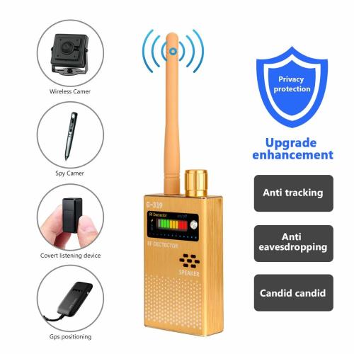1MHz-8000MHz Radio Detection Anti Spy Signal Hidden Camera GSM Audio Bug Finder 4G GPS Signals Lens RF Tracker Detectors