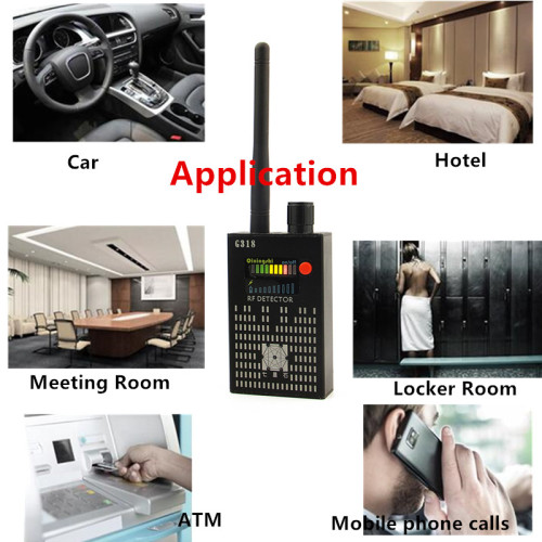 2018 Professional GPS Tracker Detector Anti-theft Detector Signal Hidden Voice Recorder Mini Wireless Camera RF Bug Cellphone
