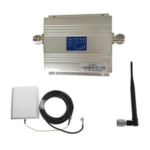 LCD 3G980 2100MHz Mobile Signal Repeater Booster with Panel Antenna Kit New
