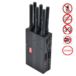 2015 New Handheld 6 Bands 3G 4G Phone GPS Jammer Jammer Lojack Jammer