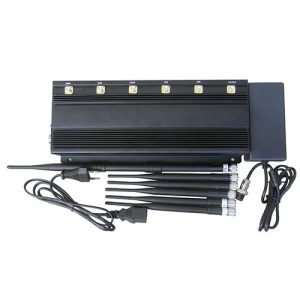 6 Antenna Cell phone LOJACK RF Jammer